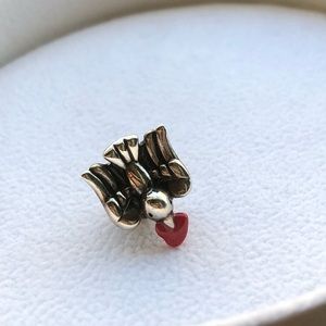 Chamilia sterling silver 'I love you' bird charm